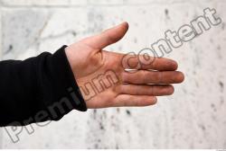Hand Man White Casual Average